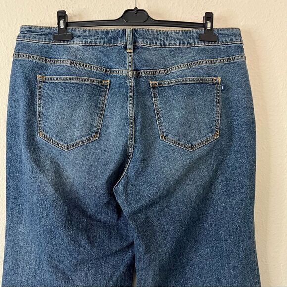 Anthropologie Pilcro Darted Wide-Leg Jeans NEW Plus Size 18W - Picture 9 of 13